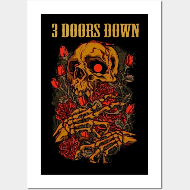 3 DOORS DOWN BAND Wall Art by Angelic Cyberpunk